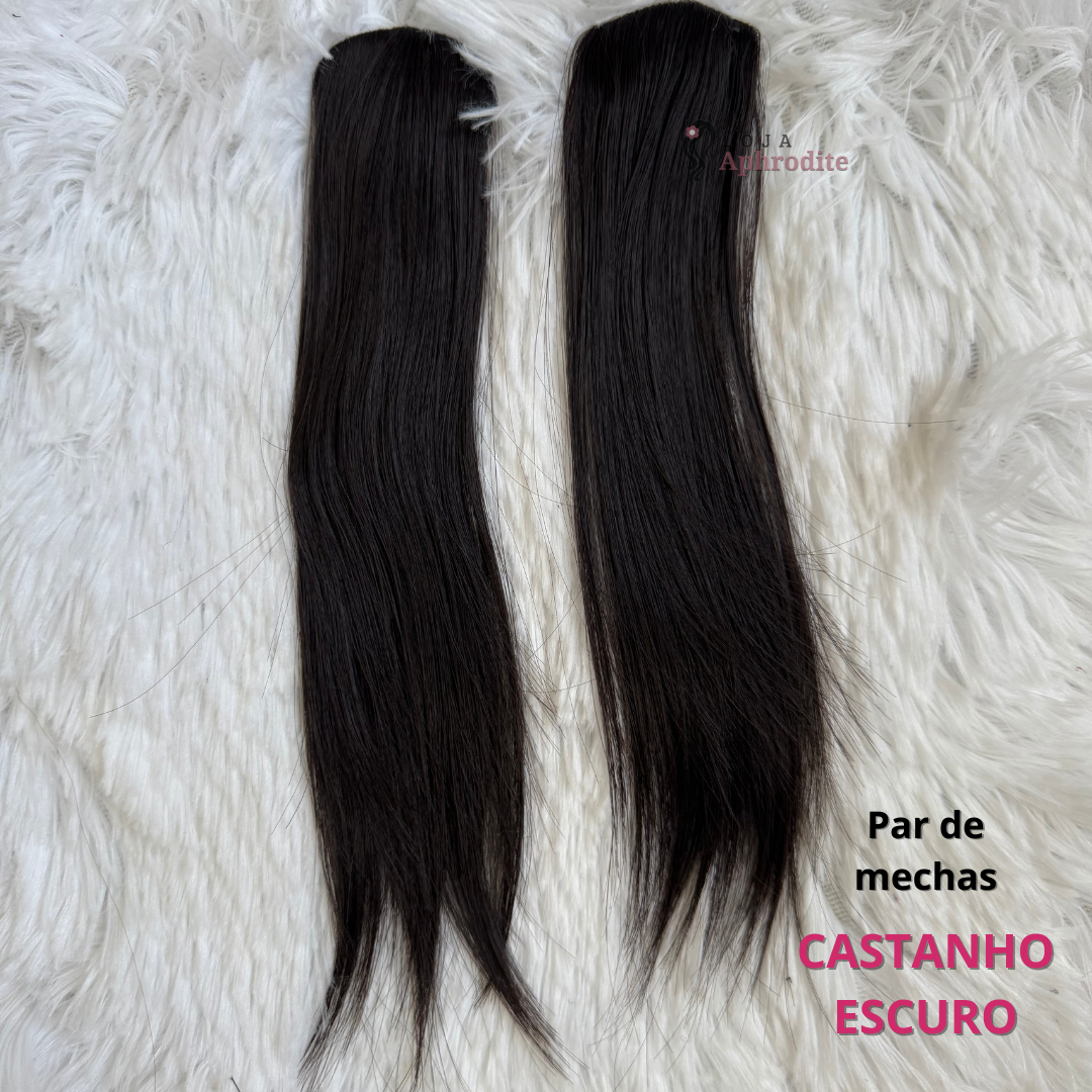 Aplique Aphrodite franja lateral e frontal - JÁ INCLUSO 2 PEÇAS
