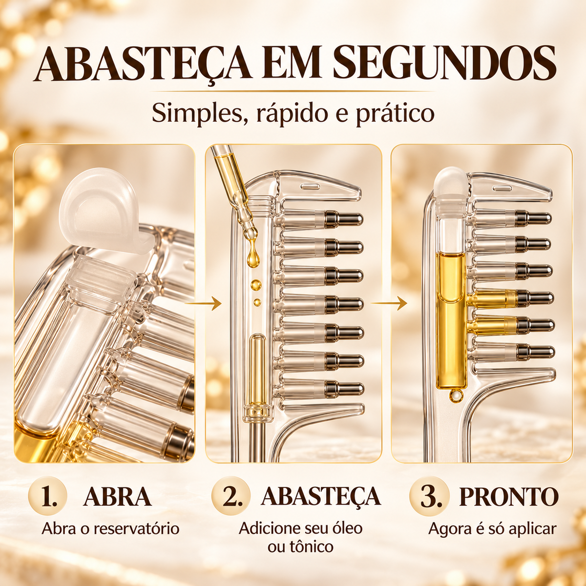 OilComb – Pente aplicador capilar