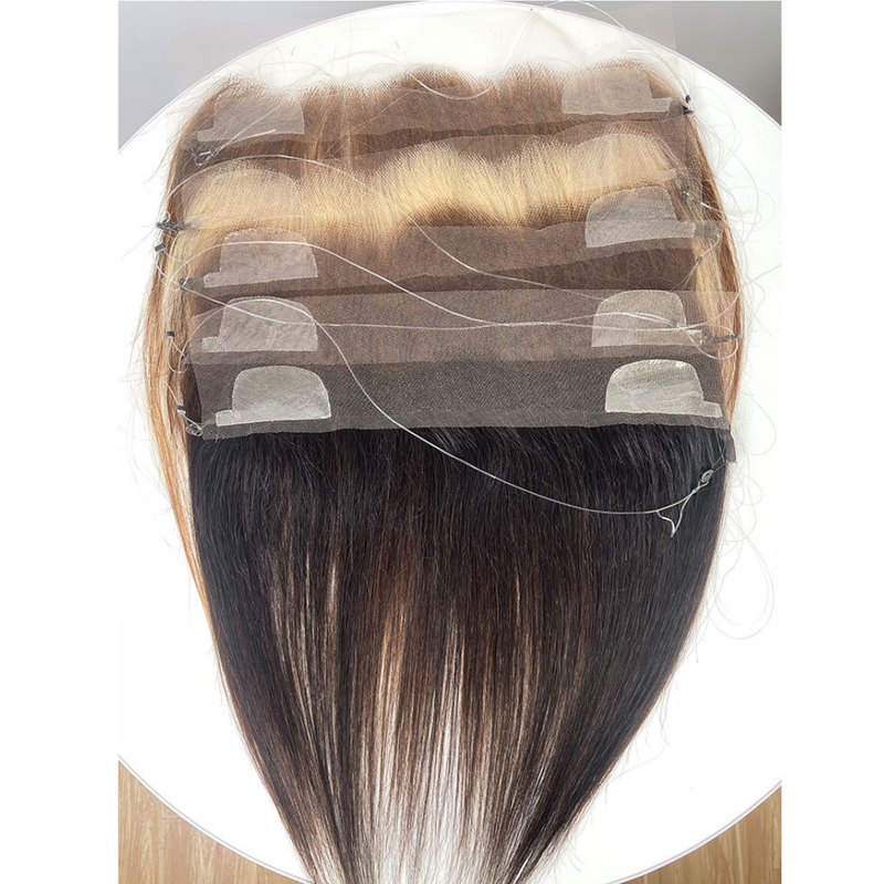 Hairline topper fio invisível Aphrodite - CABELO HUMANO, FEITO À MÃO