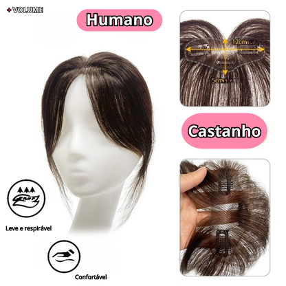 Franja Forehead Aphrodite - Cabelo Humano FEITO À MÃO