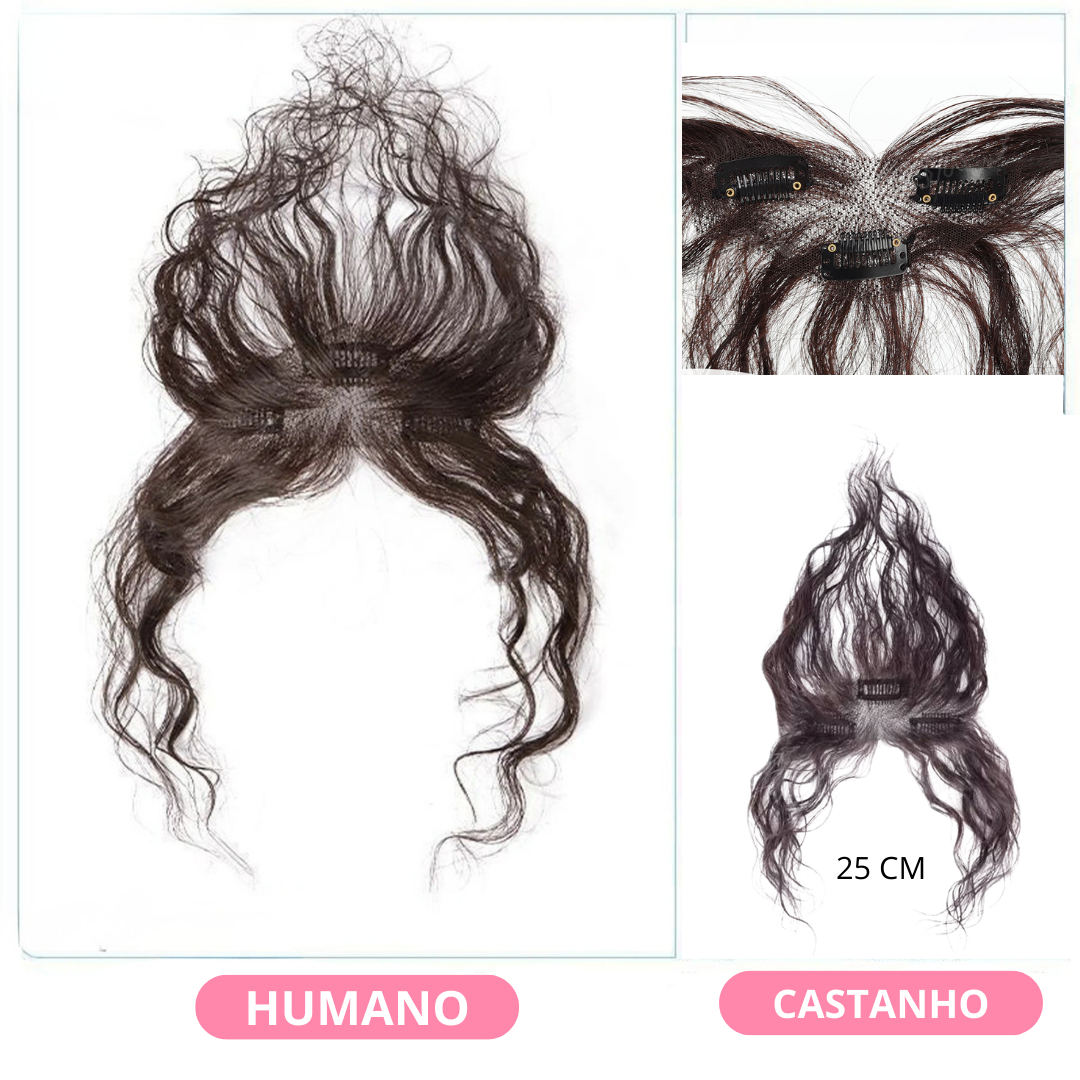 Franja Forehead Aphrodite - Cabelo Humano FEITO À MÃO