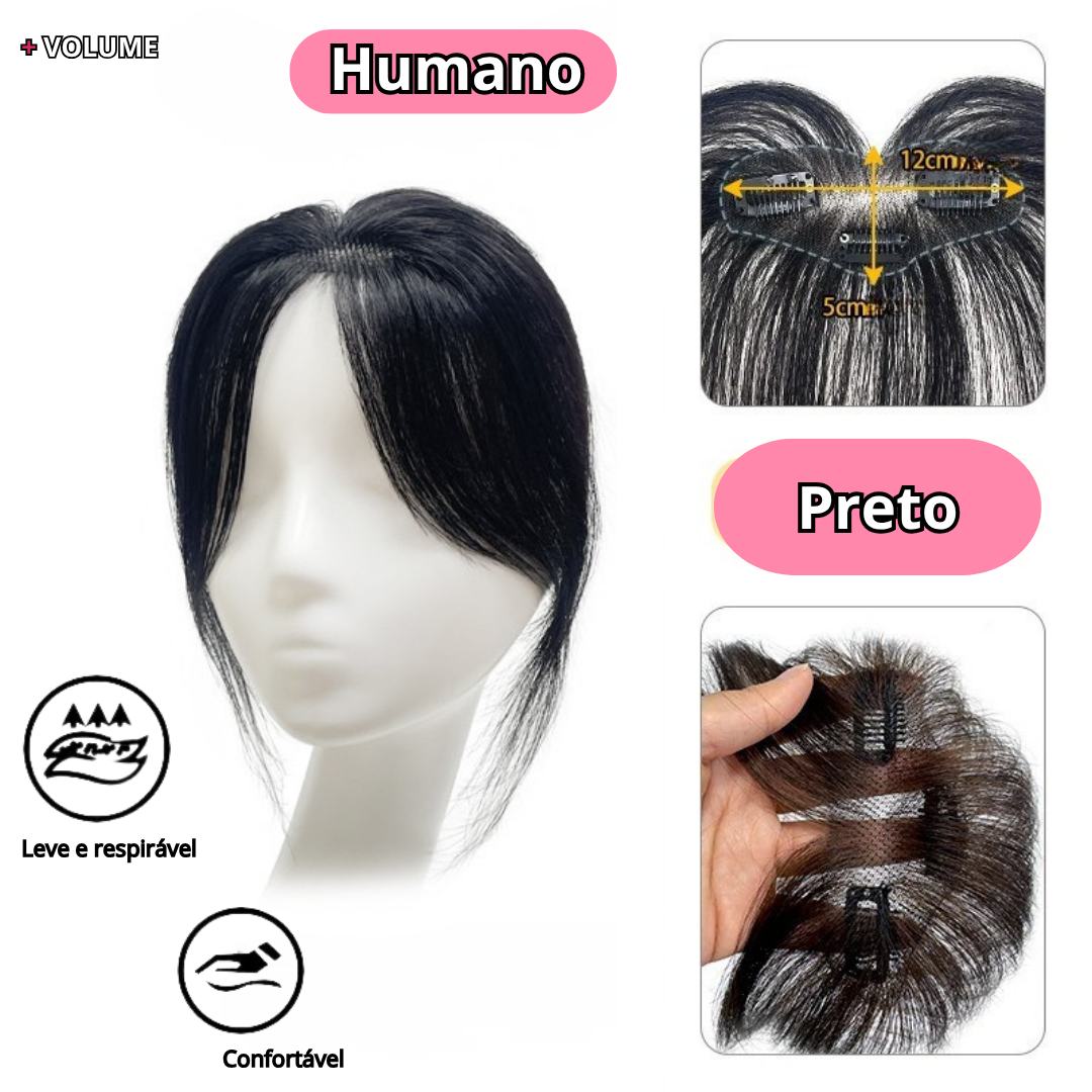 Franja Forehead Aphrodite - Cabelo Humano FEITO À MÃO