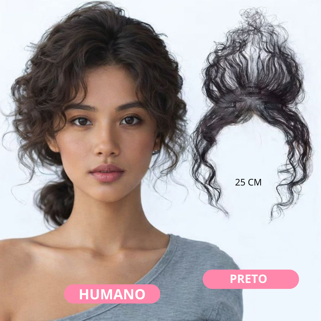 Franja Forehead Aphrodite - Cabelo Humano FEITO À MÃO