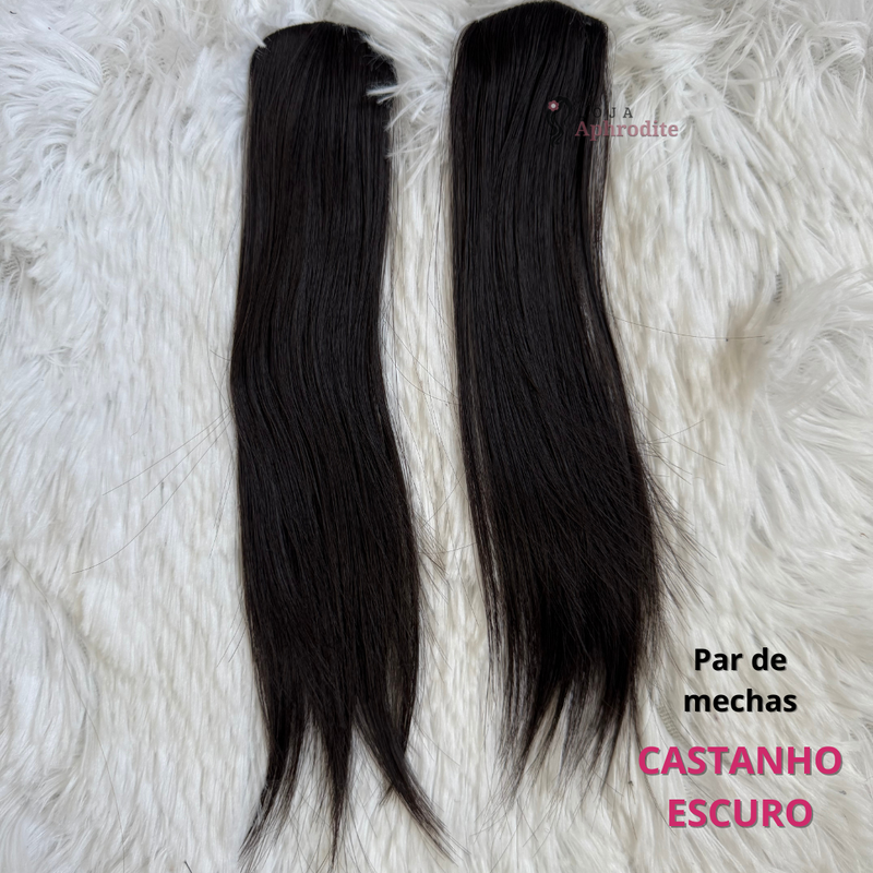 Aplique Aphrodite franja lateral e frontal - JÁ INCLUSO 2 PEÇAS