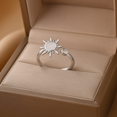 Anel Giratório Anti-Stress - Banhados em ouro 18k ou platina