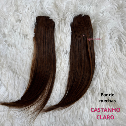 Aplique Aphrodite franja lateral e frontal - JÁ INCLUSO 2 PEÇAS