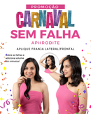 Aplique Aphrodite franja lateral e frontal - JÁ INCLUSO 2 PEÇAS