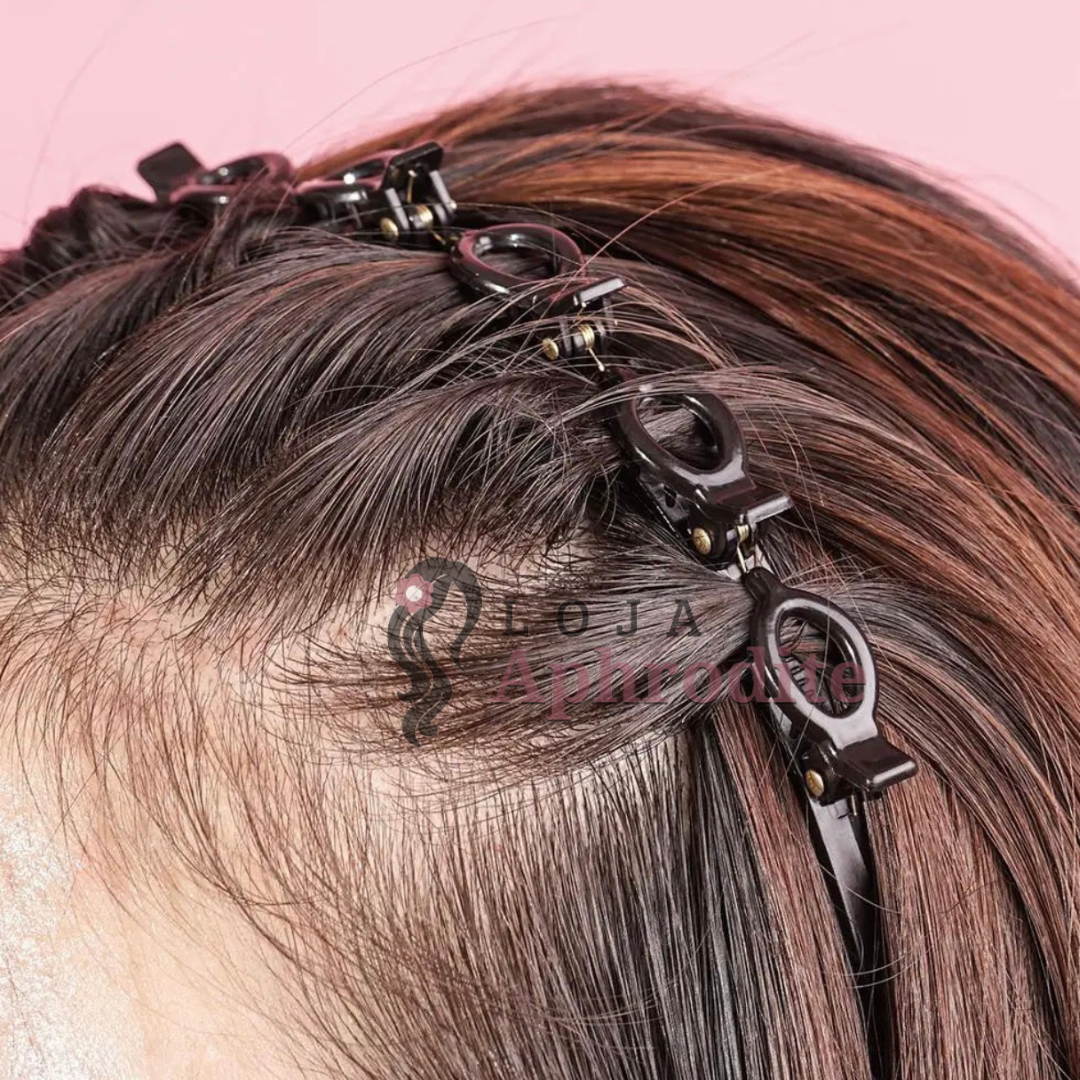 Tiara Aphrodite com mini presilhas