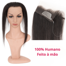 Hairline topper fio invisível Aphrodite - CABELO HUMANO, FEITO À MÃO