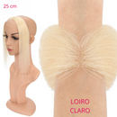 Hairline topper Aphrodite - CABELO HUMANO, uso com cola ou fita