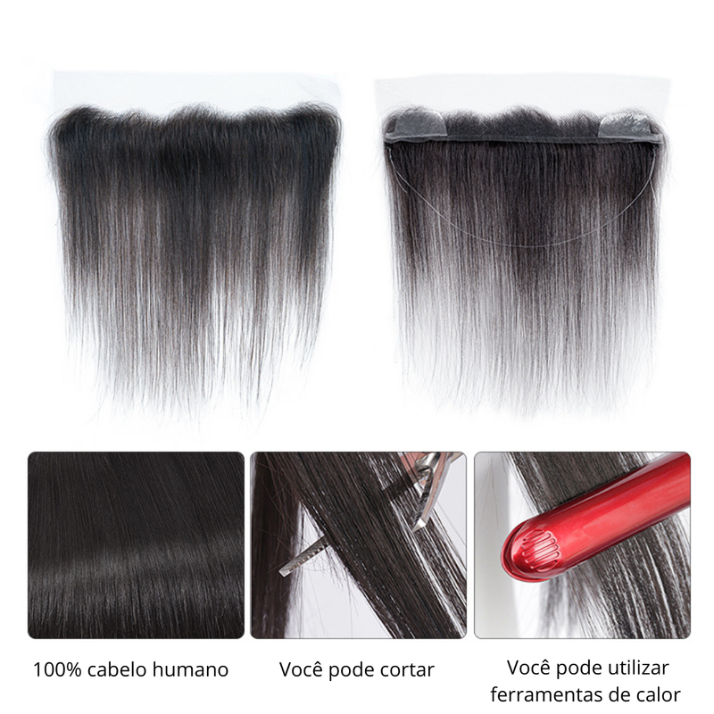 Hairline topper fio invisível Aphrodite - CABELO HUMANO, FEITO À MÃO