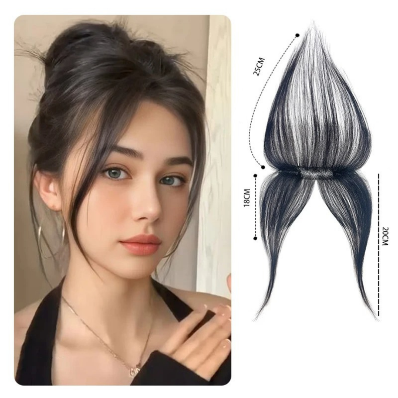 Franja Forehead Aphrodite - Cabelo Humano FEITO À MÃO