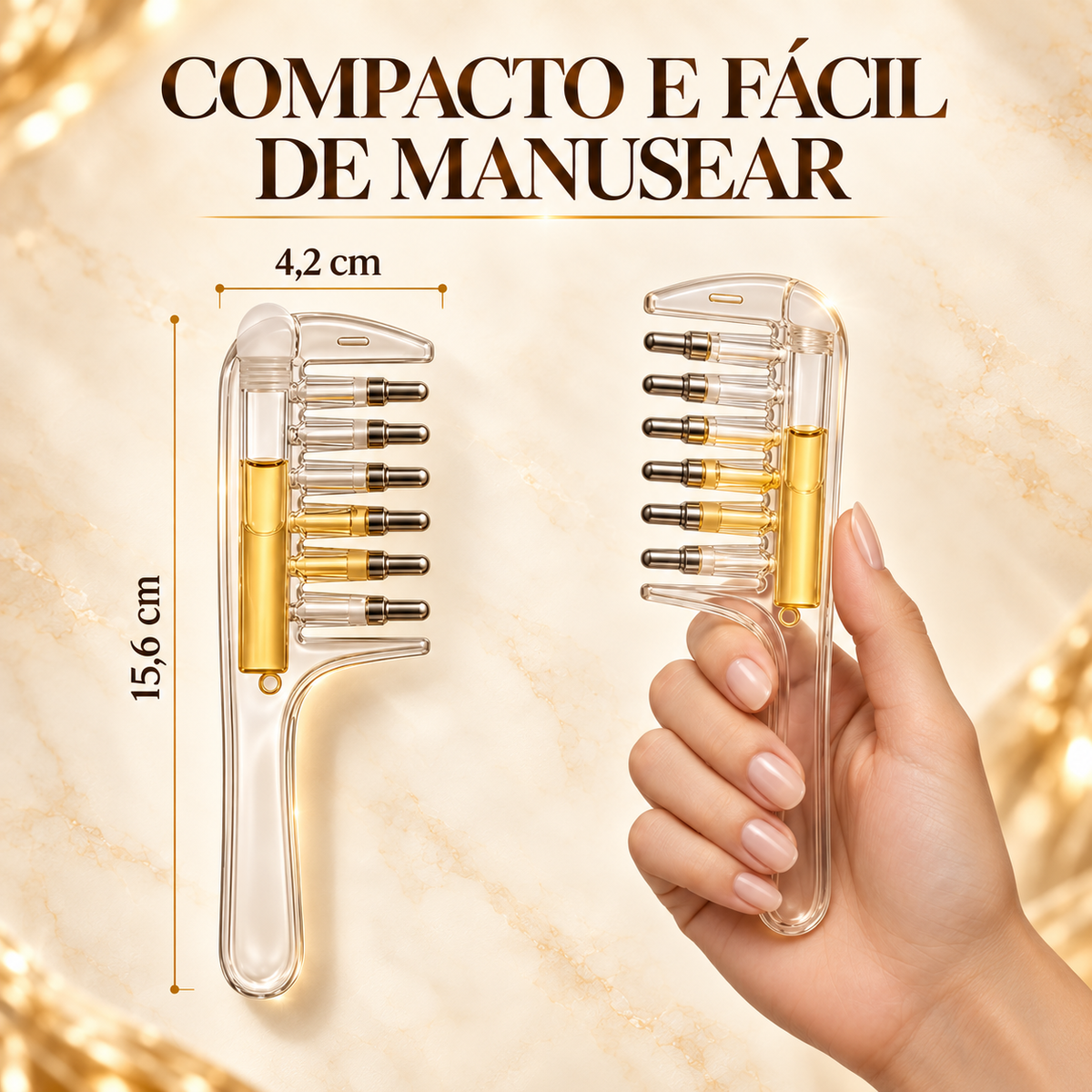 OilComb – Pente aplicador capilar