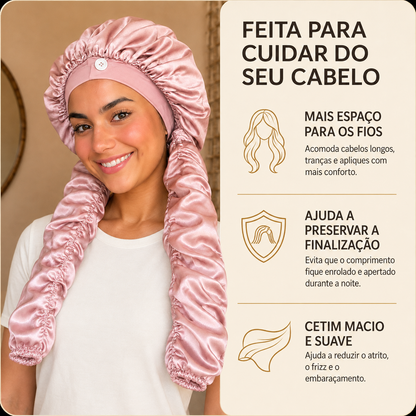 Touca de Cetim Proteção Total