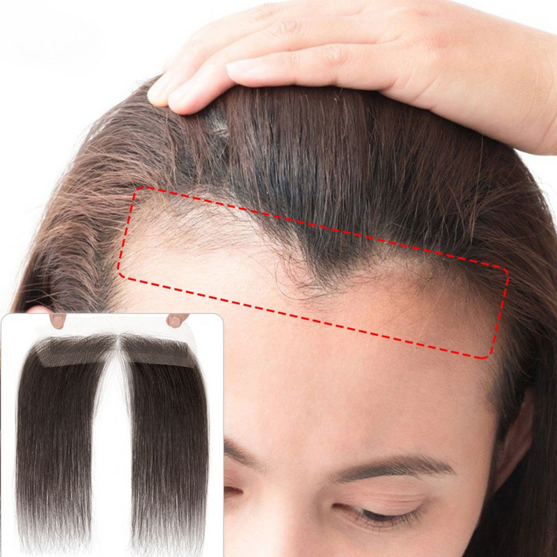 Hairline topper Aphrodite - CABELO HUMANO, uso com cola ou fita
