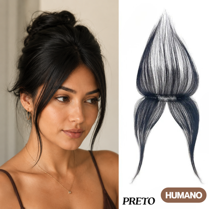 Franja Forehead - Cabelo Humano FEITO À MÃO
