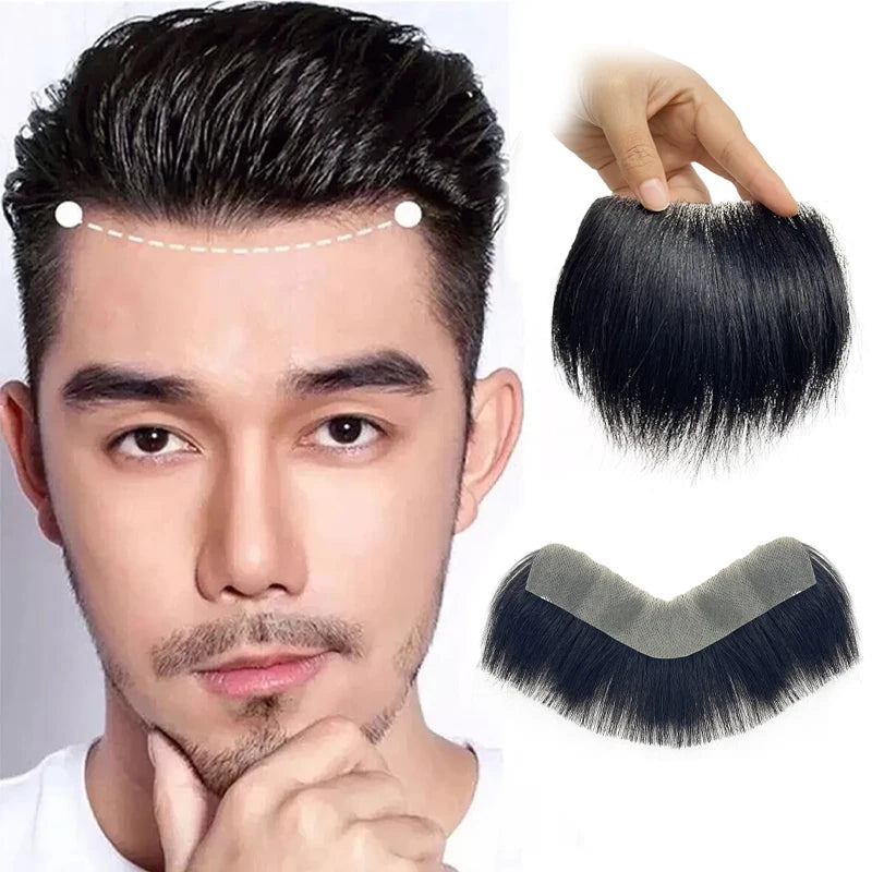 Aplique frontal Masculino - 100% humano