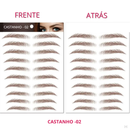 Tatuagem adesiva para sobrancelhas