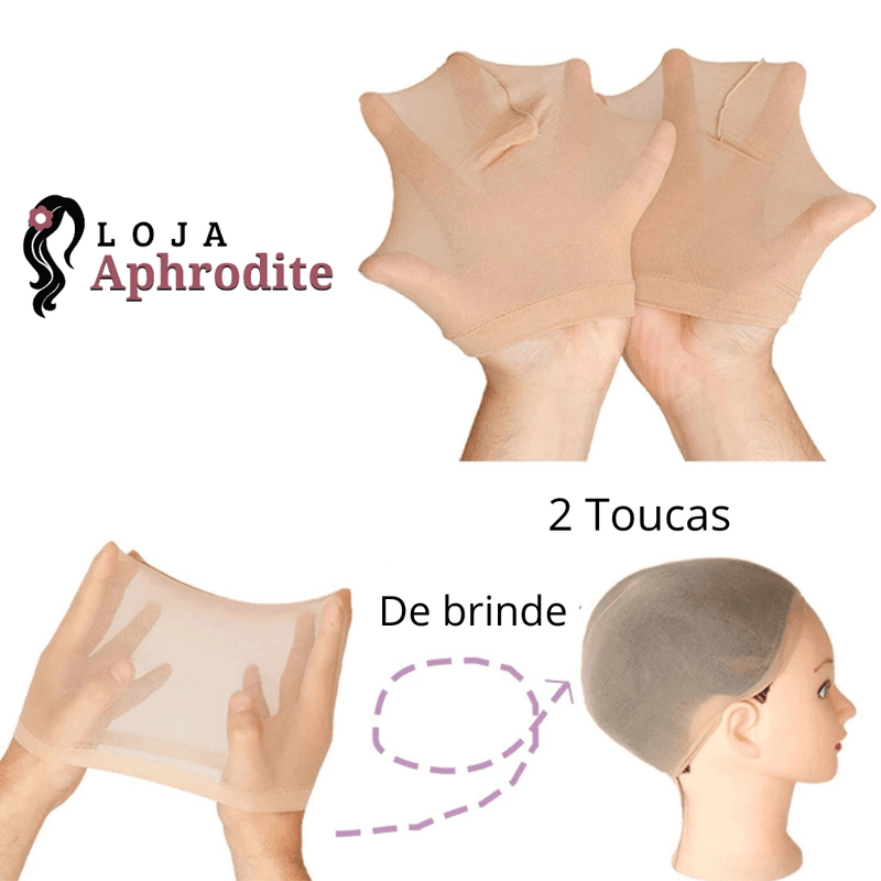 Peruca Cacheada Curta Aphrodite (Cabelo Orgânico) - Loja Aphrodite