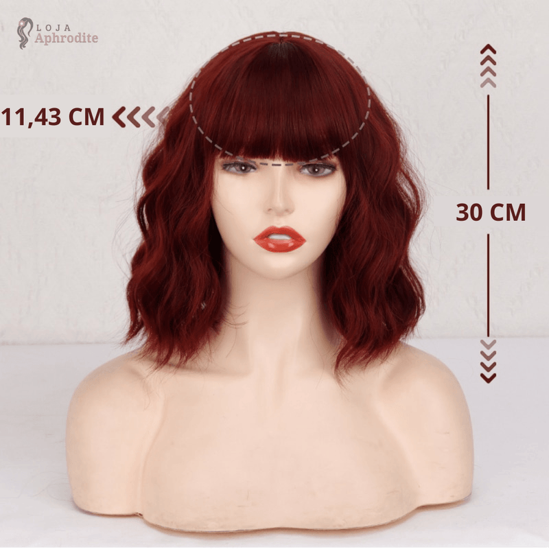 Peruca Aphrodite Curto Bob (Cabelo Orgânico) - Loja Aphrodite